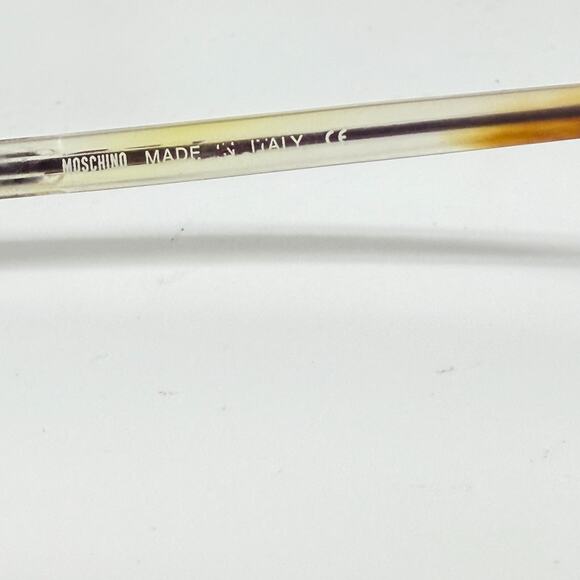 Moschino Eyeglasses Frame Purple Half Rim Metal‎ H17895 main image 2